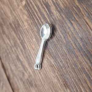 P109 sterling tiny teaspoon charm